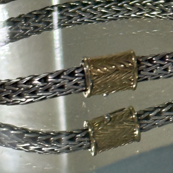 John Hardy Classic Icon 18k Gold/Silver Bracelet 6mm - Picture 4 of 4